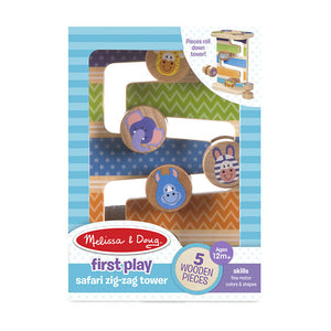 Wooden Safari Zig-Zag Tower - Melissa & Doug