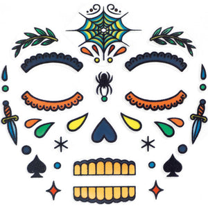 Skull Face Stickers - Djeco
