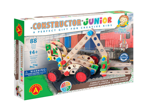 Wooden DIY 3-in-1 Forklift - Constructor