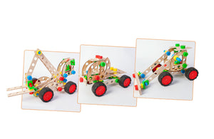 Wooden DIY 3-in-1 Forklift - Constructor