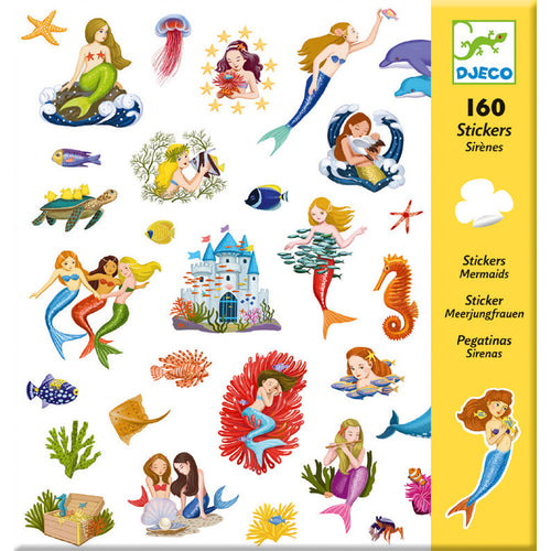Mermaid Stickers (160 pc) - Djeco