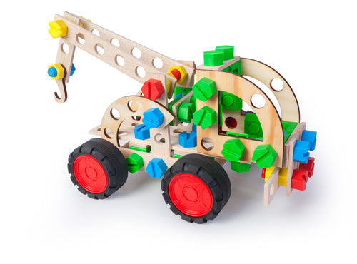 Wooden DIY 3-in-1 Tow Truck - Constructor