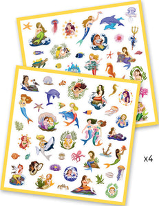 Mermaid Stickers (160 pc) - Djeco