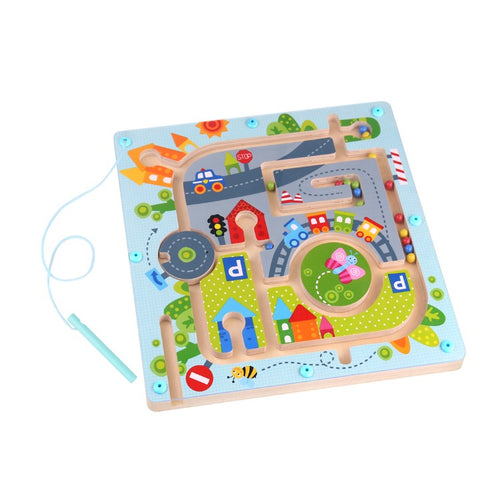 Wooden Magnetic Maze - Tooky Toy