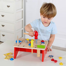 Load image into Gallery viewer, Wooden Work Bench - Tooky Toy