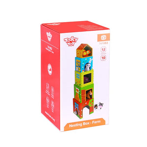 Wooden Nesting Boxes - Farm - Tooky Toy