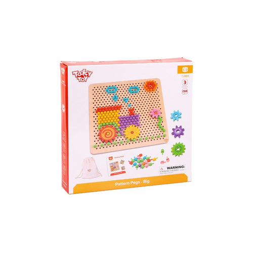 Pattern Pegs - Big - Tooky Toy