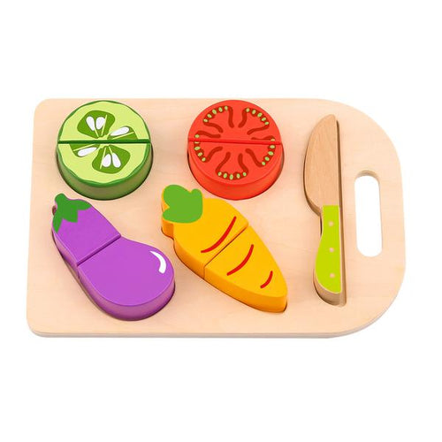 Wooden Veg Cutting - Tooky Toy