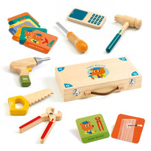 Load image into Gallery viewer, Super Bricolo - Wooden Toolbox - Djeco