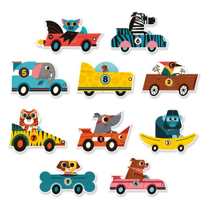 Racing Cars Duo Puzzle - Djeco