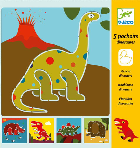 Dinosaur Stencil Kit - Djeco