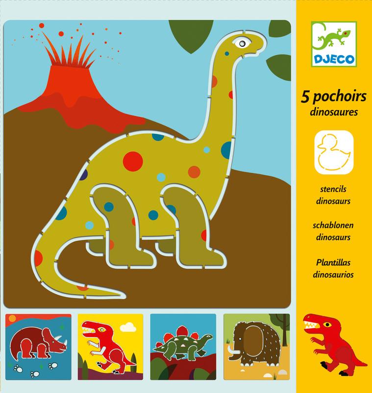Dinosaur Stencil Kit - Djeco