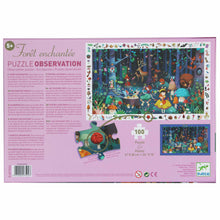 Load image into Gallery viewer, Djeco Enchanted Forest Puzzle - 100 pc