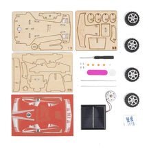 Load image into Gallery viewer, DIY 3D Wooden Solar Racing Car - Tookyland