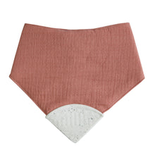 Load image into Gallery viewer, Teether Bib - Pink - Tiger Lily