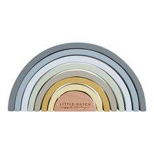 Load image into Gallery viewer, Wooden Rainbow Stacker- New Blue