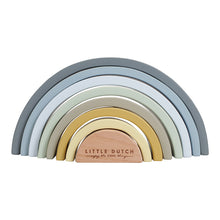 Load image into Gallery viewer, Wooden Rainbow Stacker- New Blue