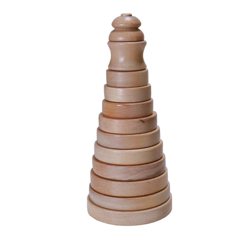 Wooden Stacker - Natural - Grow Baby