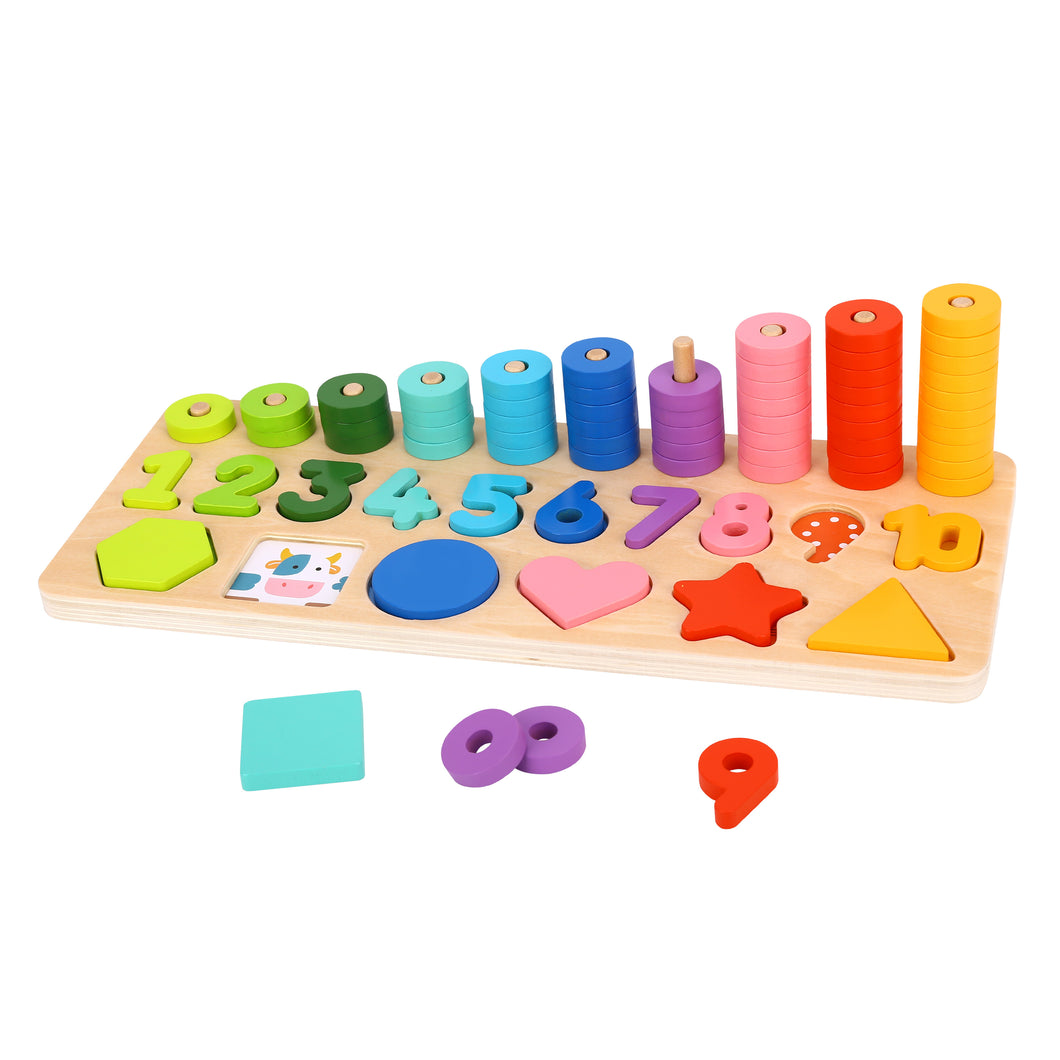 Counting & Sorting Stacker - Tooky Toy