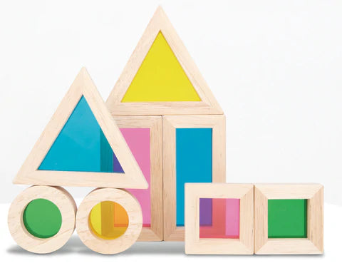 Rainbow Sensory Blocks - Tooky Toy