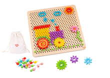 Load image into Gallery viewer, Pattern Pegs - Big - Tooky Toy