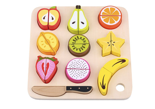 Wooden Fruit Cutting - Tooky Toy