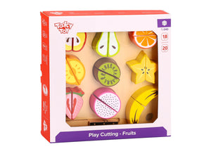 Wooden Fruit Cutting - Tooky Toy