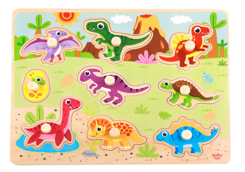 Dino Peg Puzzle - Tooky Toy