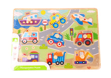 Load image into Gallery viewer, Vehicle Peg Puzzle - Tooky Toy