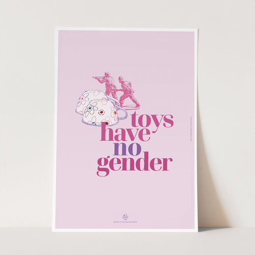 Toys have no gender - A4 Teacups - Amaranto Collection