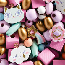 Load image into Gallery viewer, Wooden Bead Set - Rainbow - Djeco