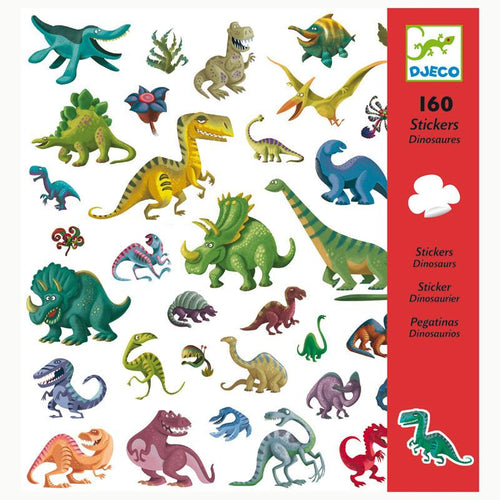 Dinosaur Stickers (160 pc) - Djeco