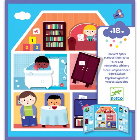 Create with Stickers - House - Djeco