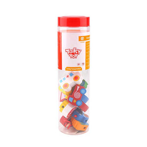 Wooden Transport Lacing - Tooky Toy